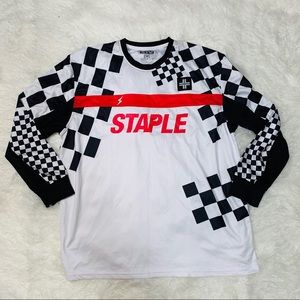 STAPLE Checker Poly L/S Jersey Men’s Size 2XL